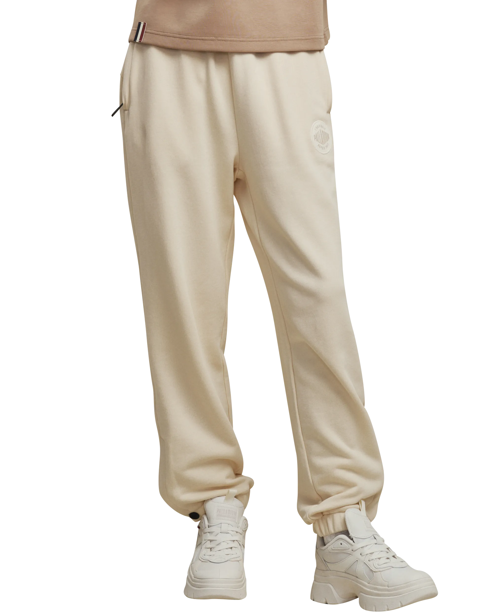 197815-295 | WOMEN'S PALLADIUM LOGO COTTON JOGGER PANTS | BIRCH