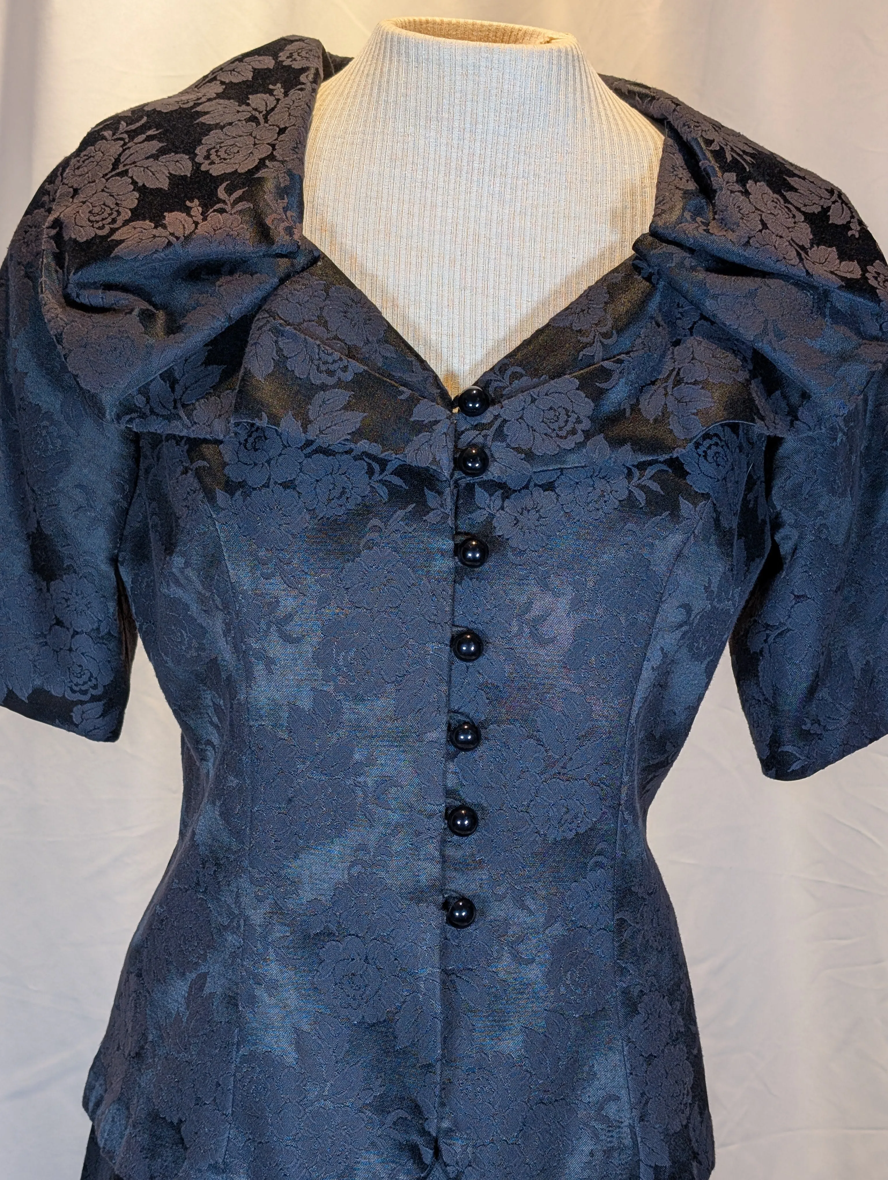 1990s Brocade Skirt Suit- Galleria