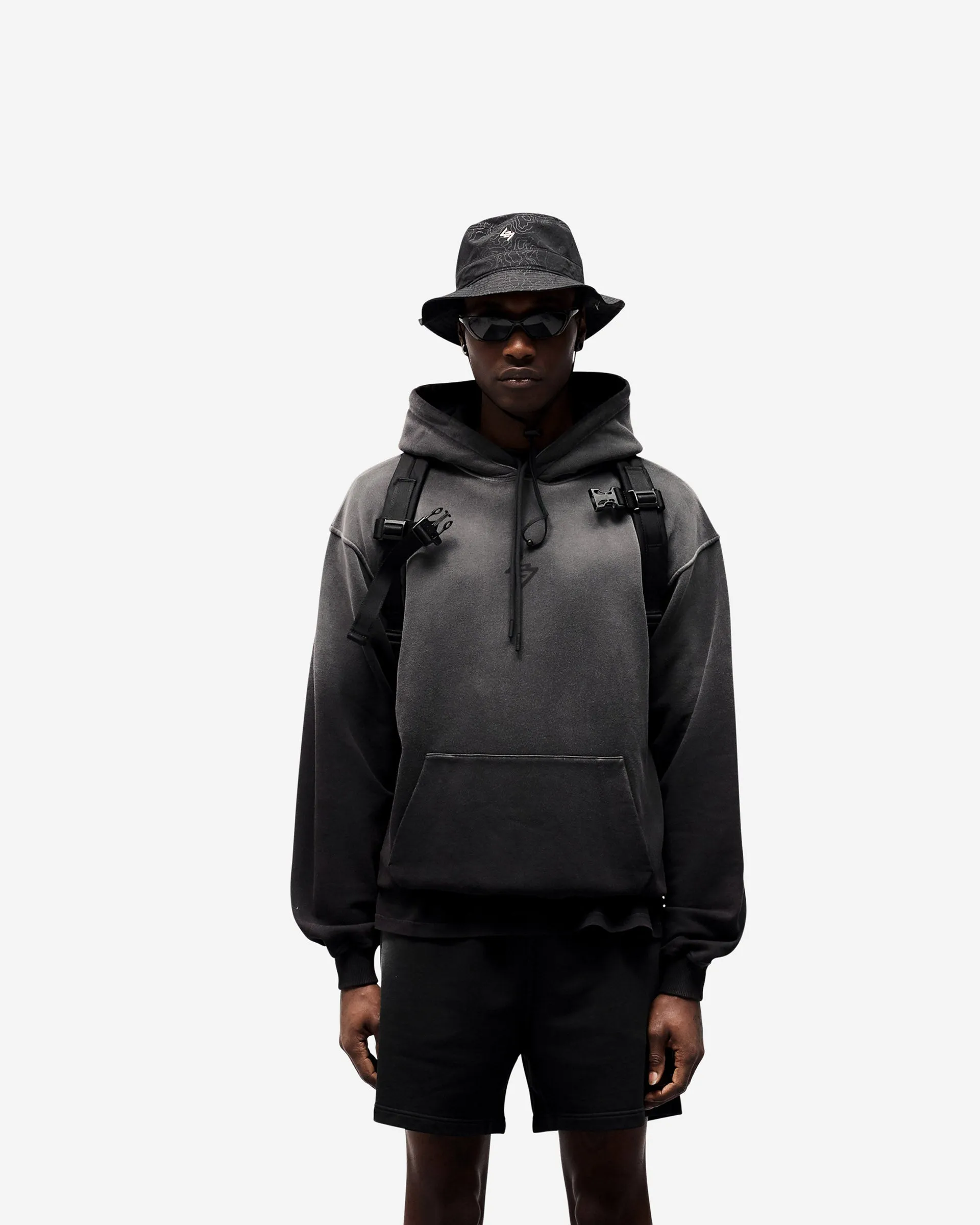 247 Motion Oversized Hoodie  - Black