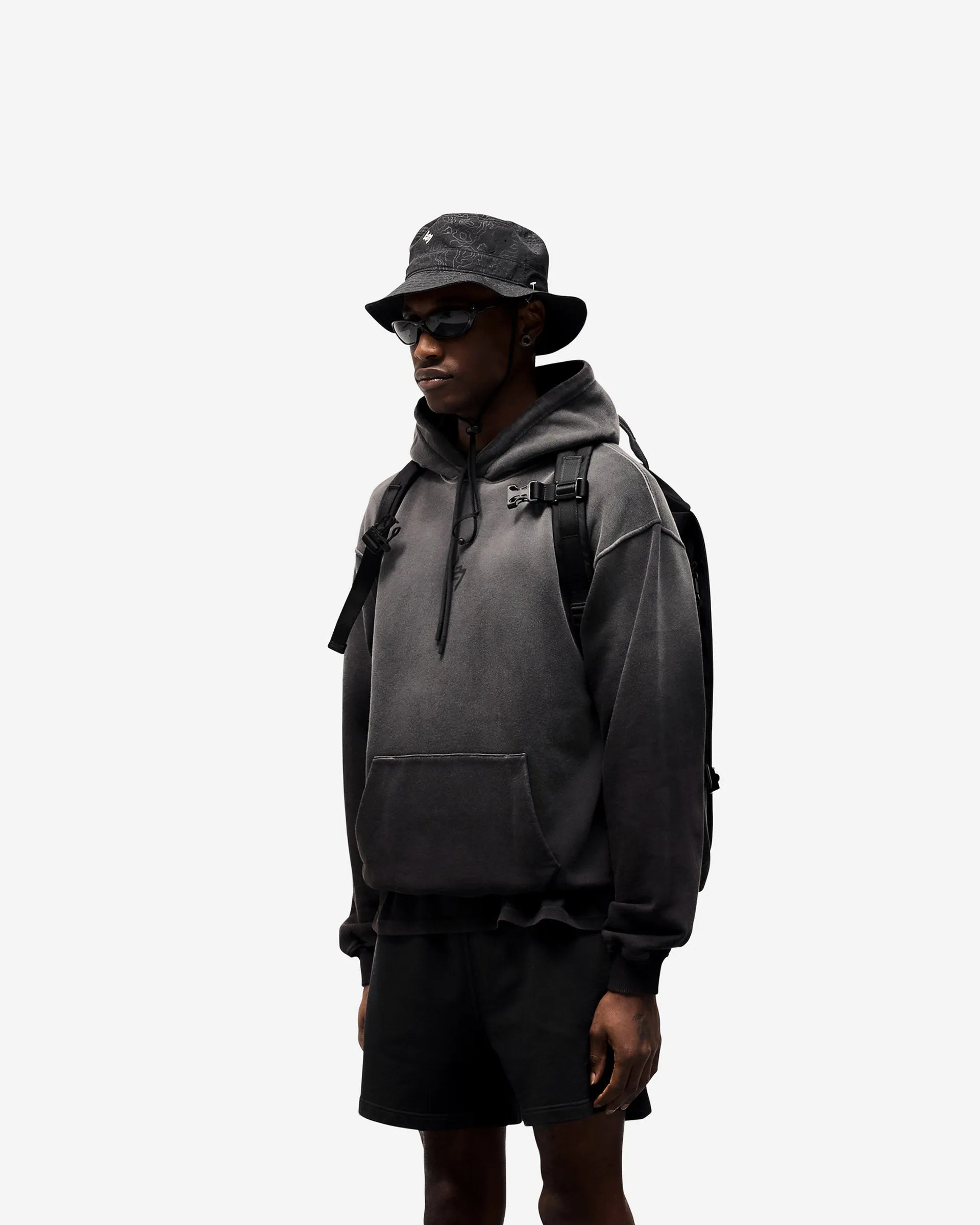 247 Motion Oversized Hoodie  - Black