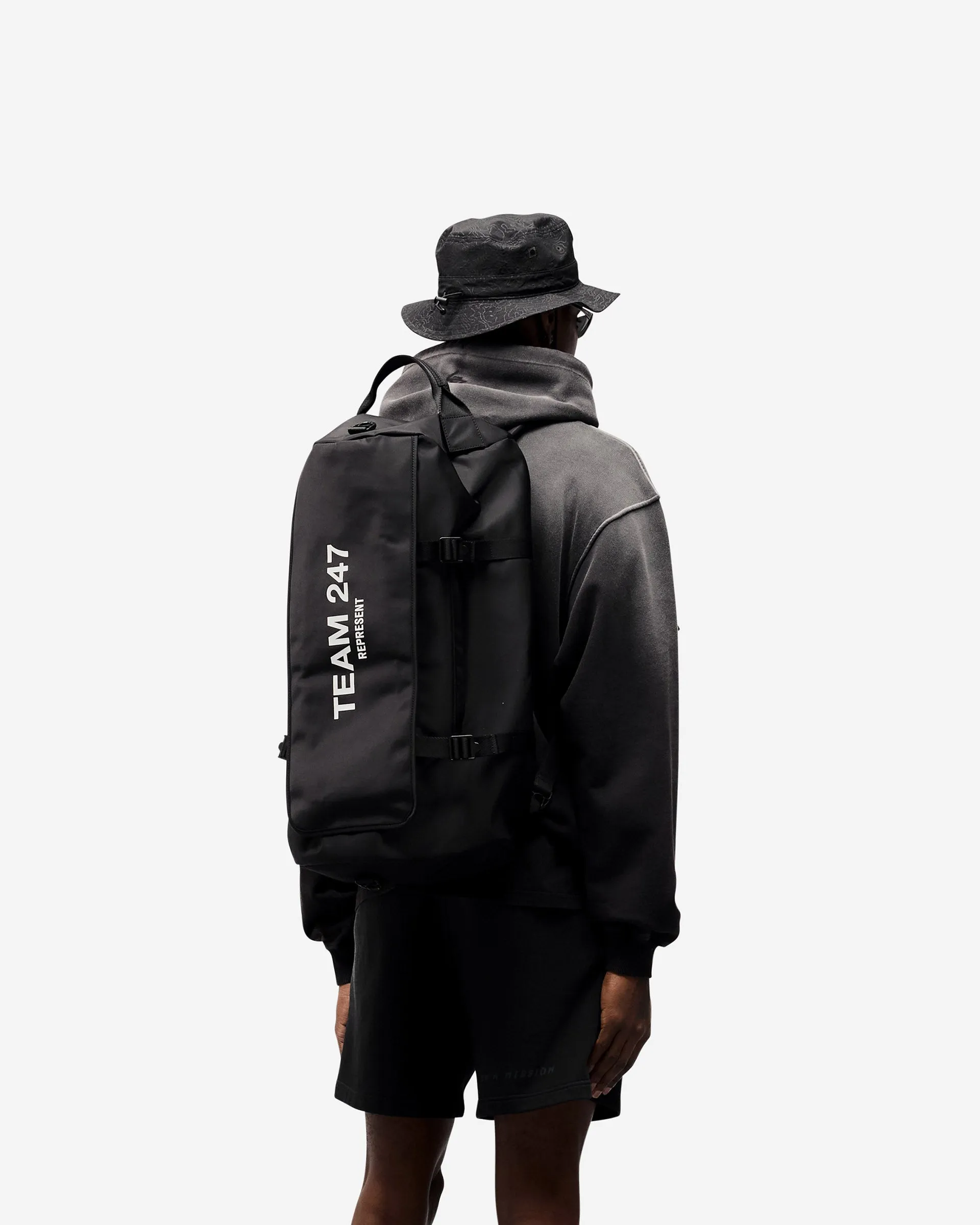 247 Motion Oversized Hoodie  - Black