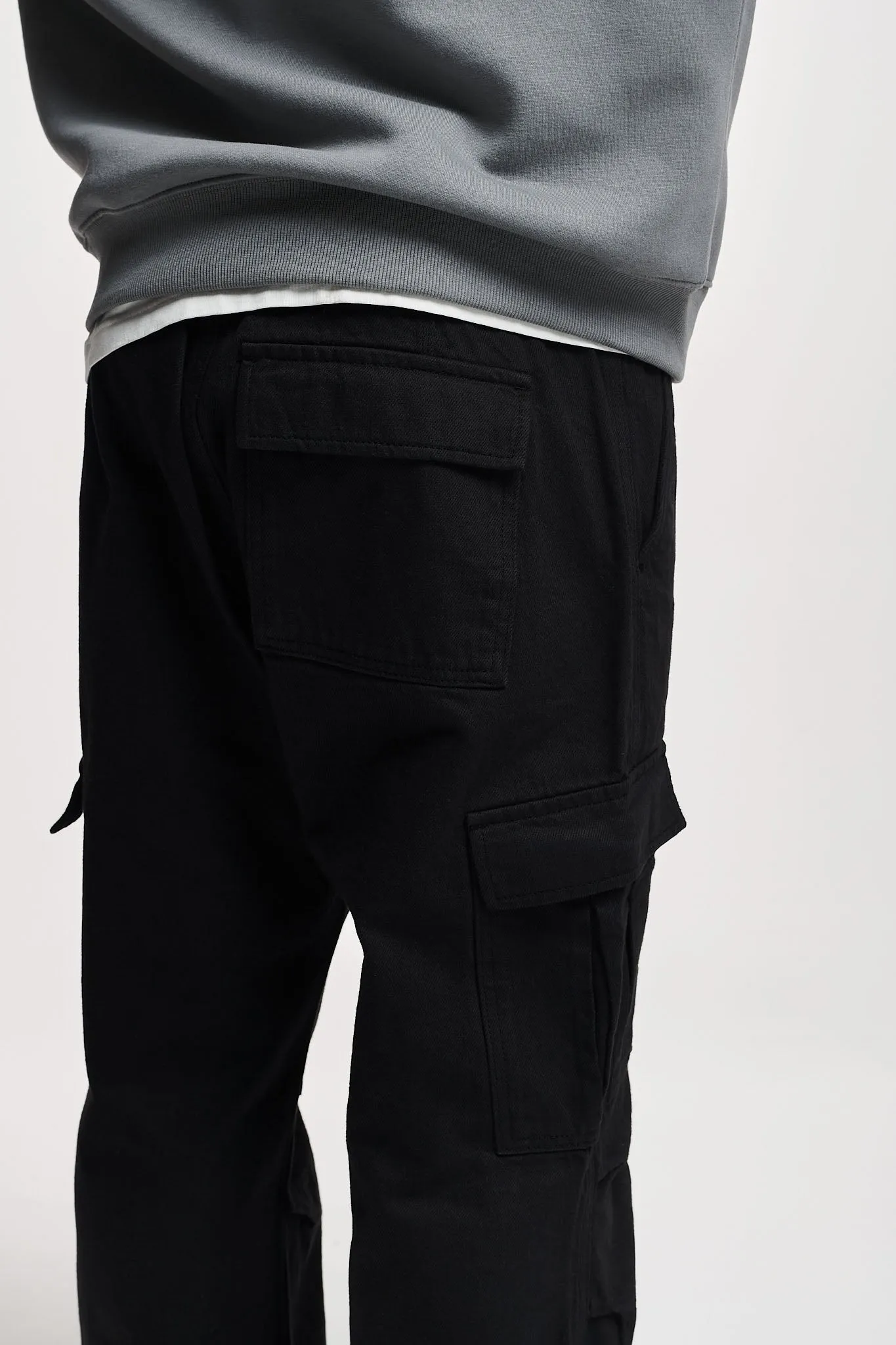 2Y Studios | LUNAS 2-POCKET CARGO PANTS | black