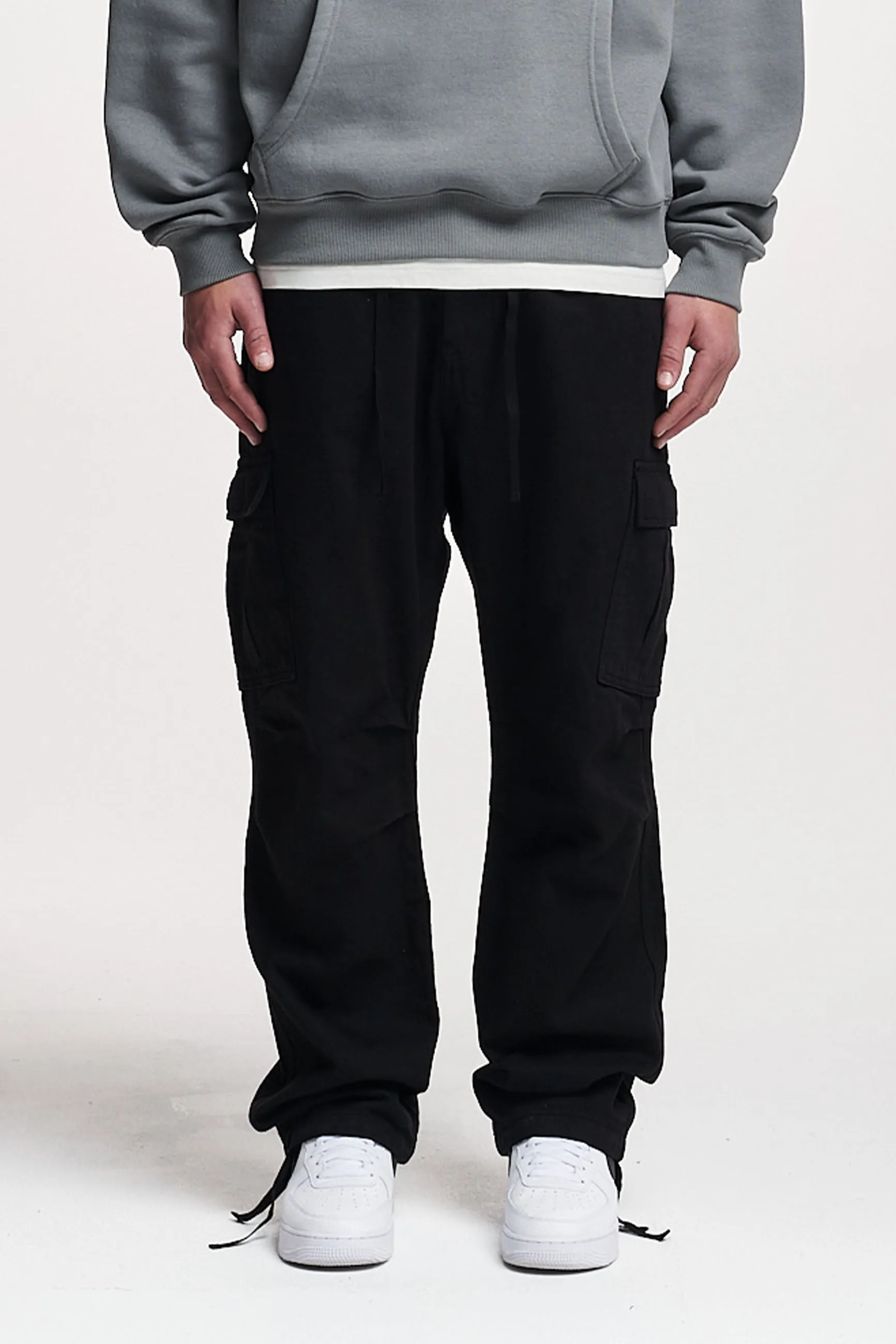 2Y Studios | LUNAS 2-POCKET CARGO PANTS | black