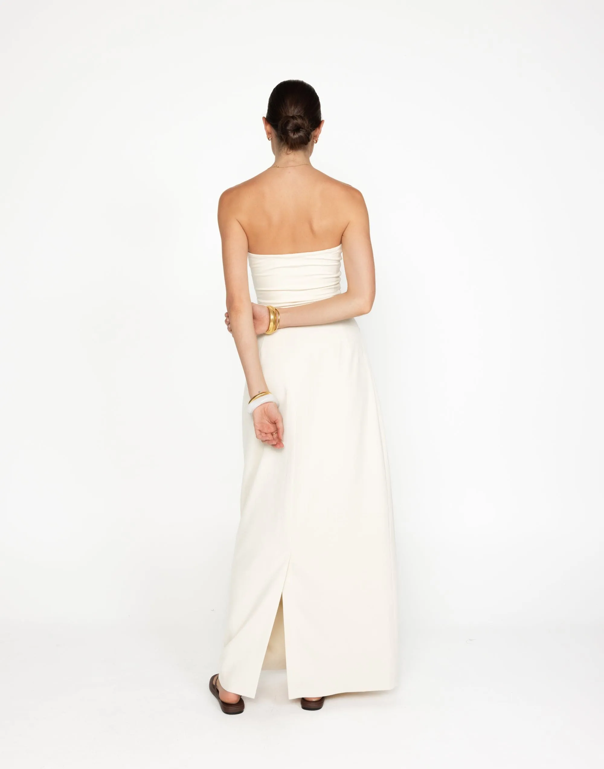 Alden Maxi Skirt (Oat)