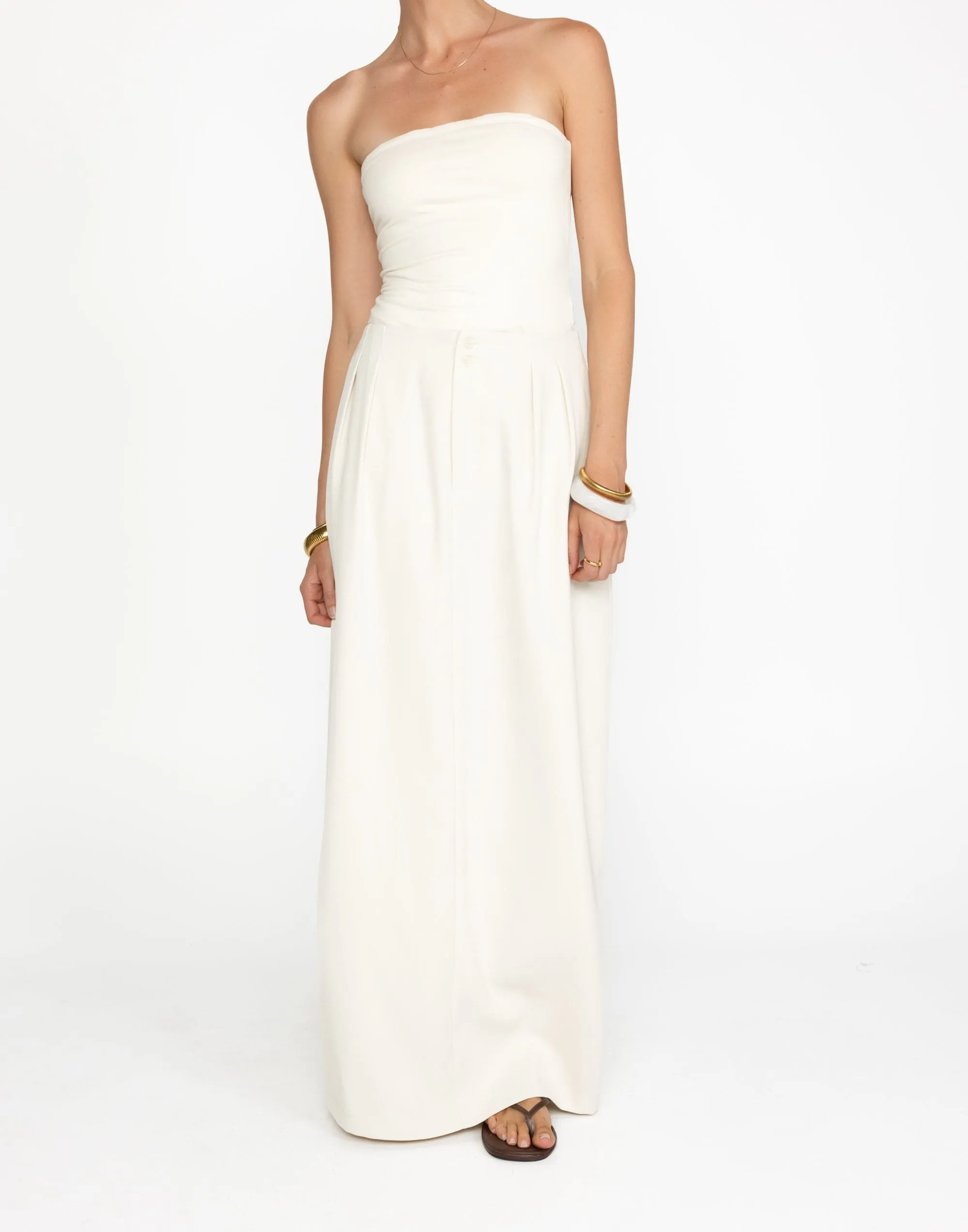 Alden Maxi Skirt (Oat)