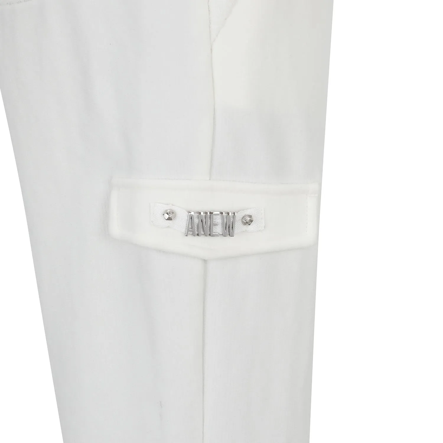 ANEW Golf Women Fleece Mix Set UP Jogger L/PT - Ivory
