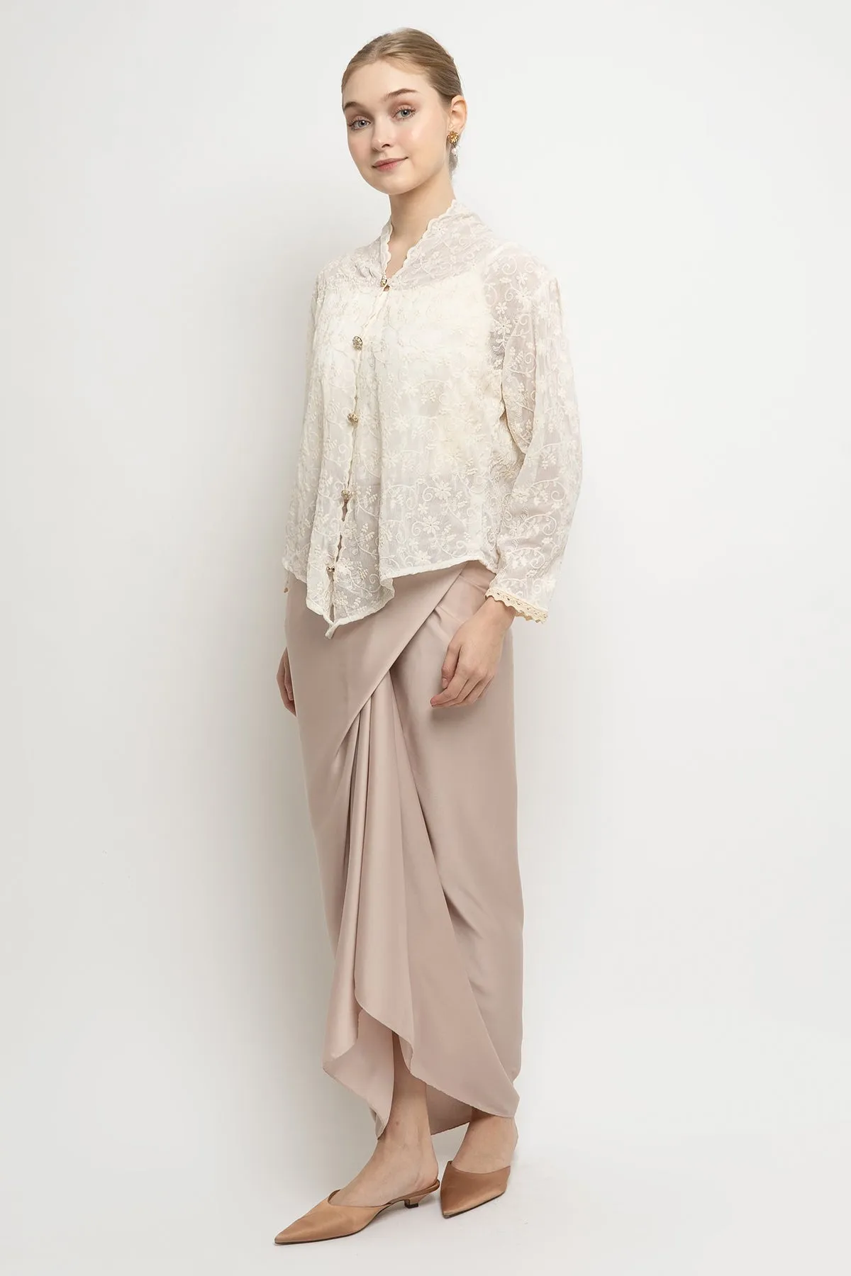 Anisa Top in Bone
