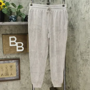 AnyBody Women's Baby Terry Jogger Pants With Pockets Ash Small