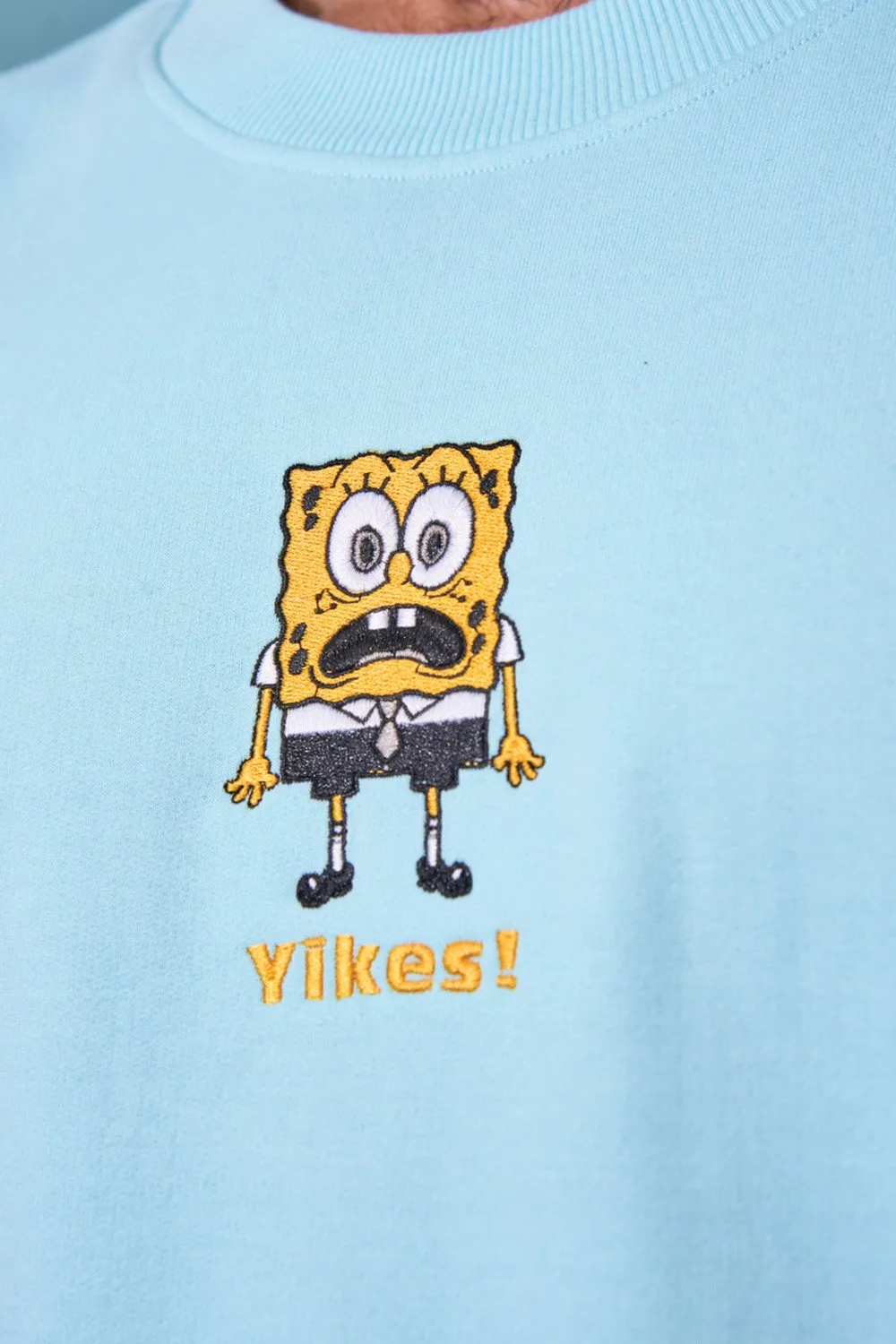 Aqua Shaken SpongeBob Oversized Sweatshirt
