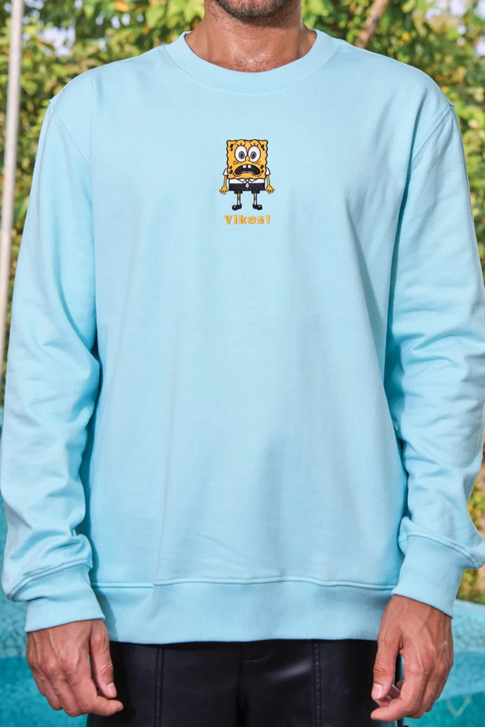 Aqua Shaken SpongeBob Oversized Sweatshirt