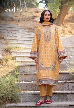 Asim Jofa Printed Lawn '25 | AJUUB-07