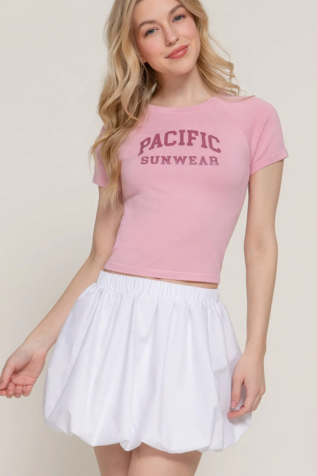 Balloon Mini Skirt