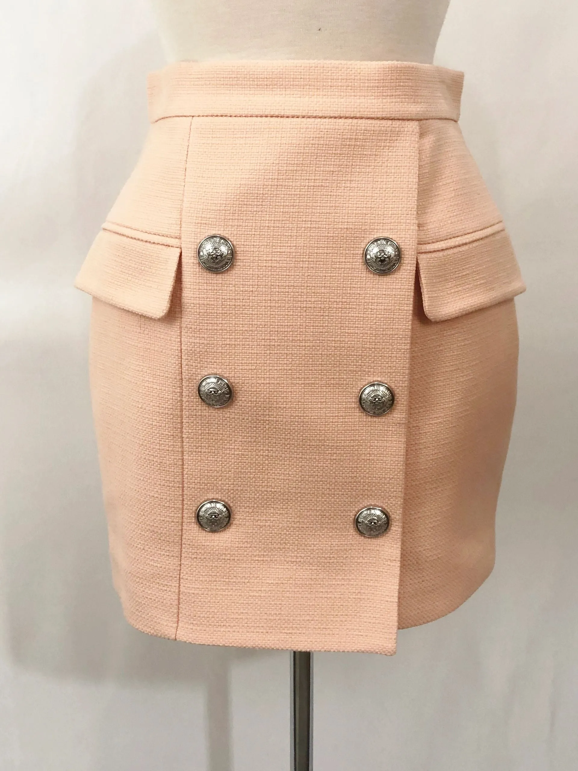 Balmain Mini Skirt Size 38 Fr (S / 6 Us)
