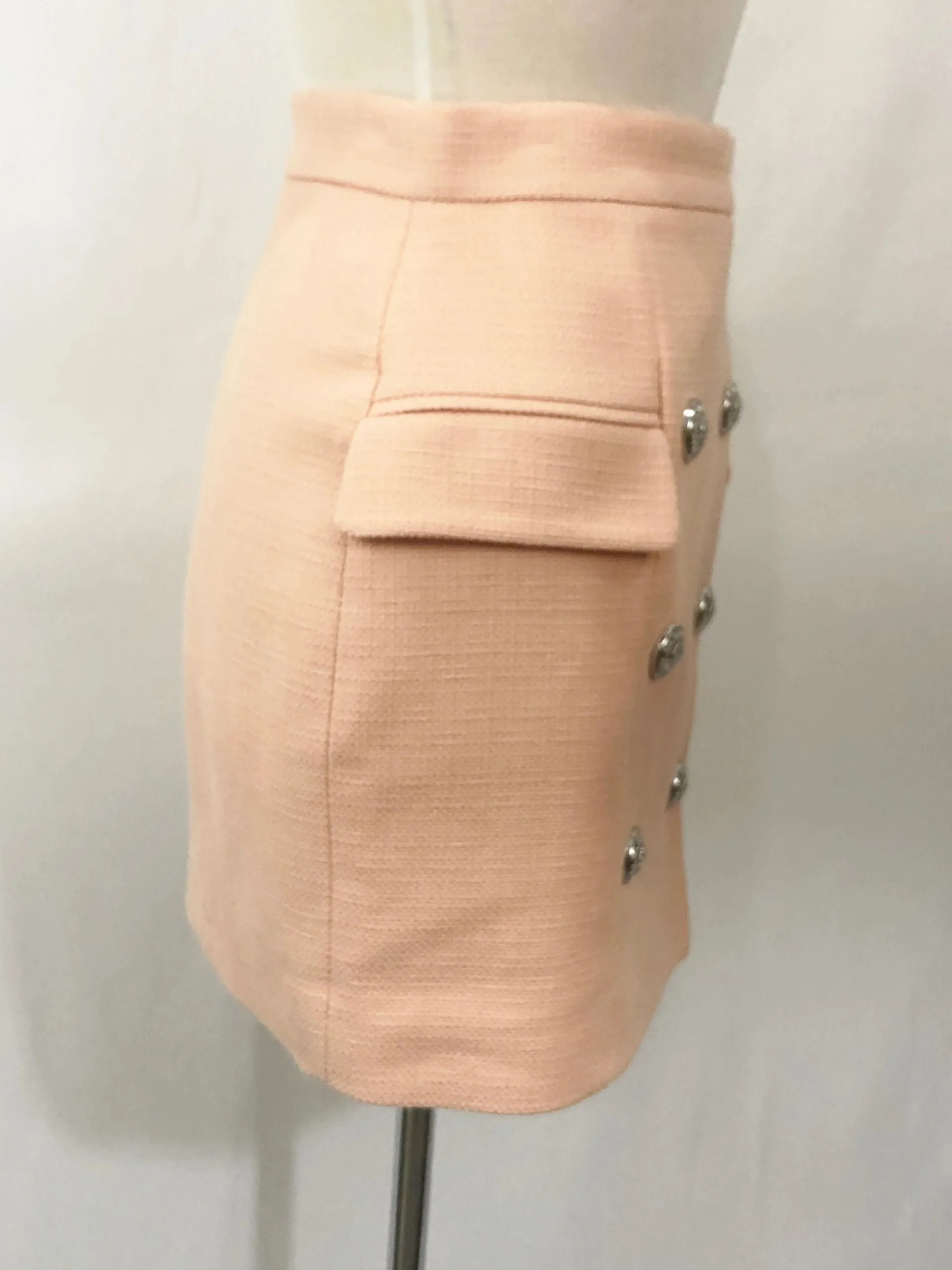Balmain Mini Skirt Size 38 Fr (S / 6 Us)