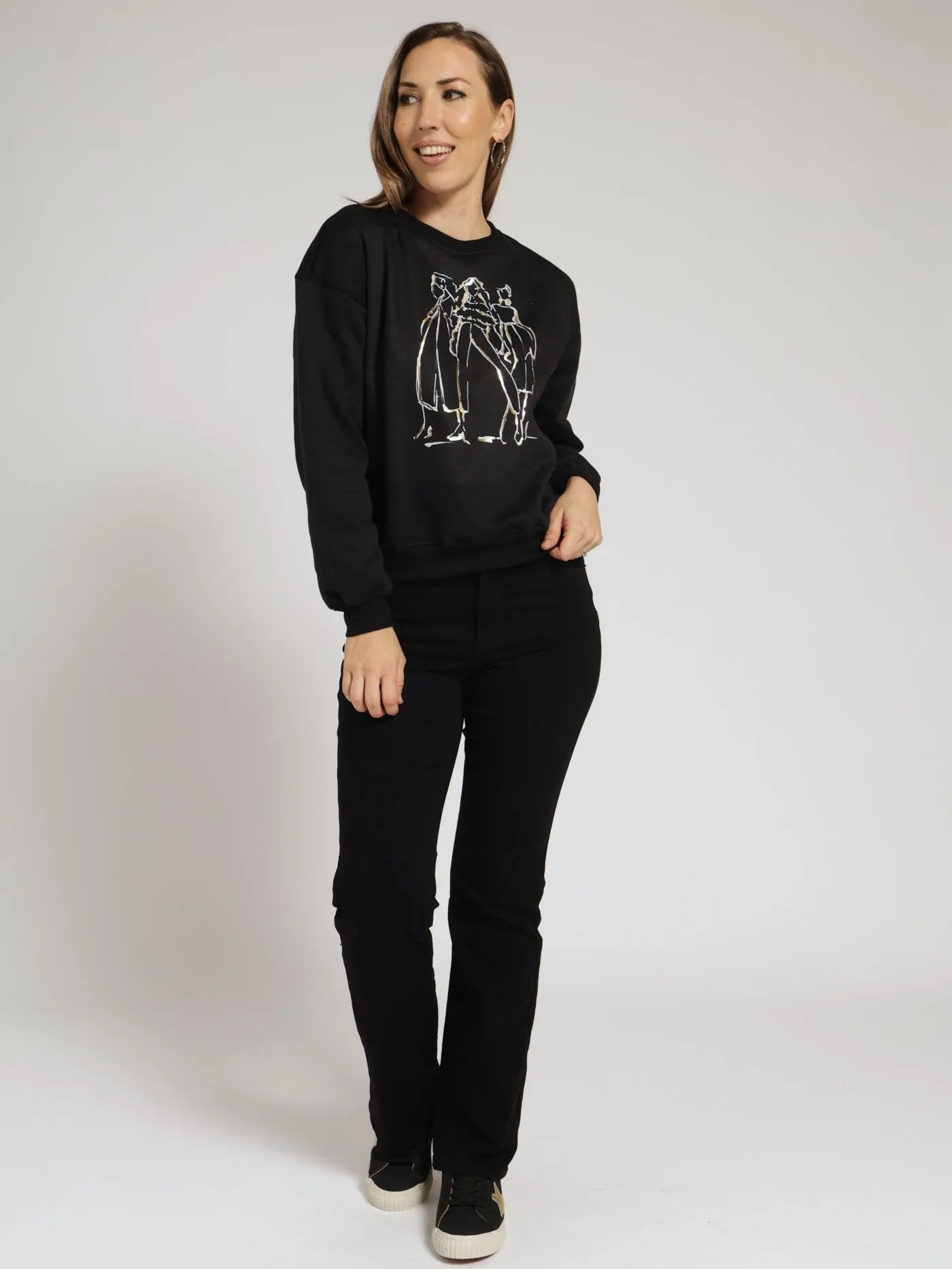 Basic Fleece Pullover - Black