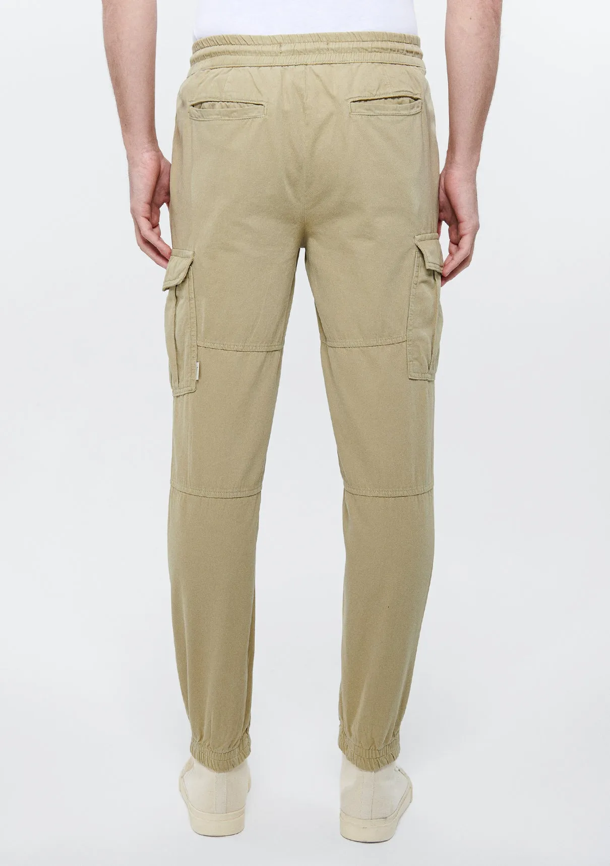 Beige Cargo Pants
