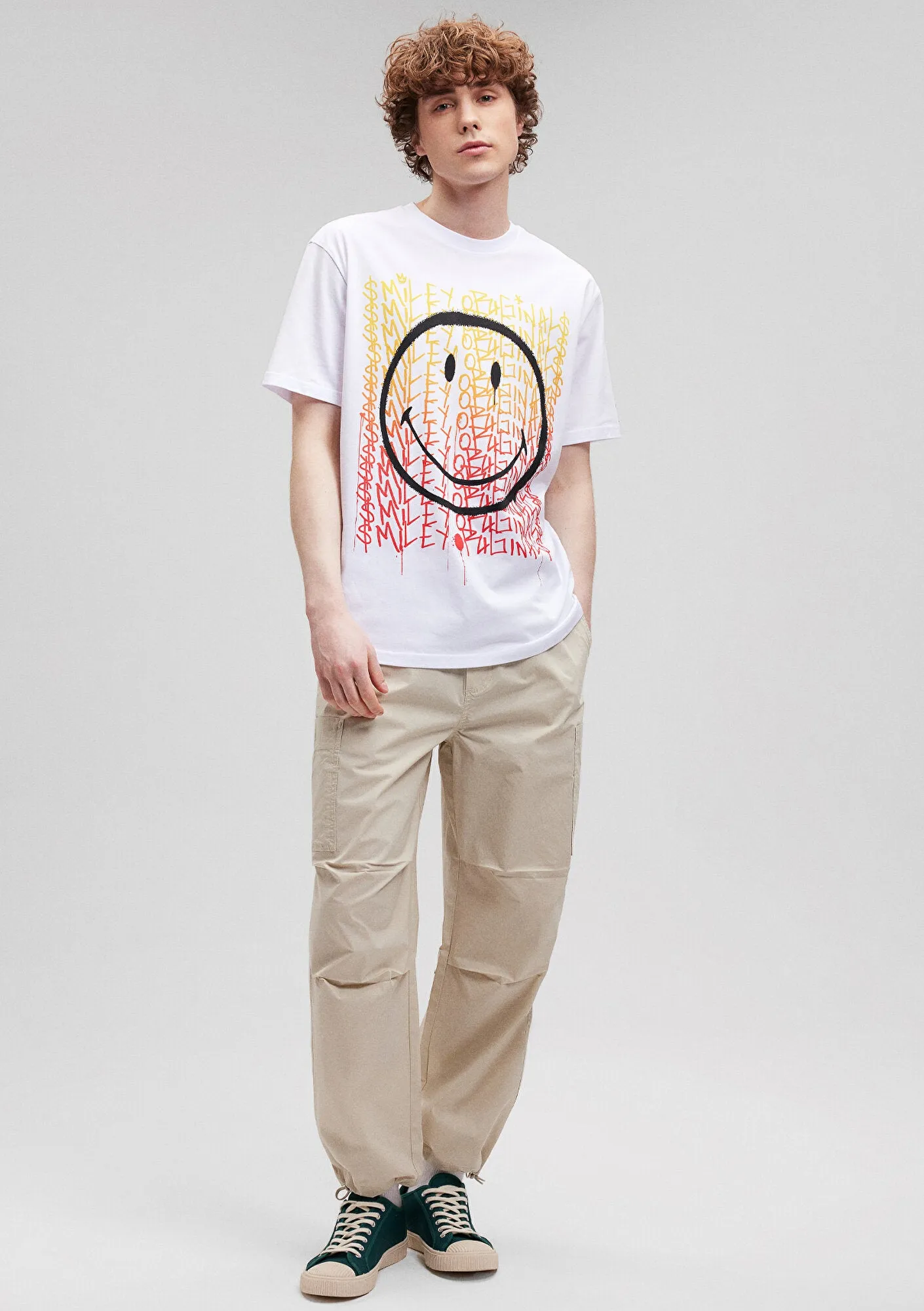 Beige Cargo Pants