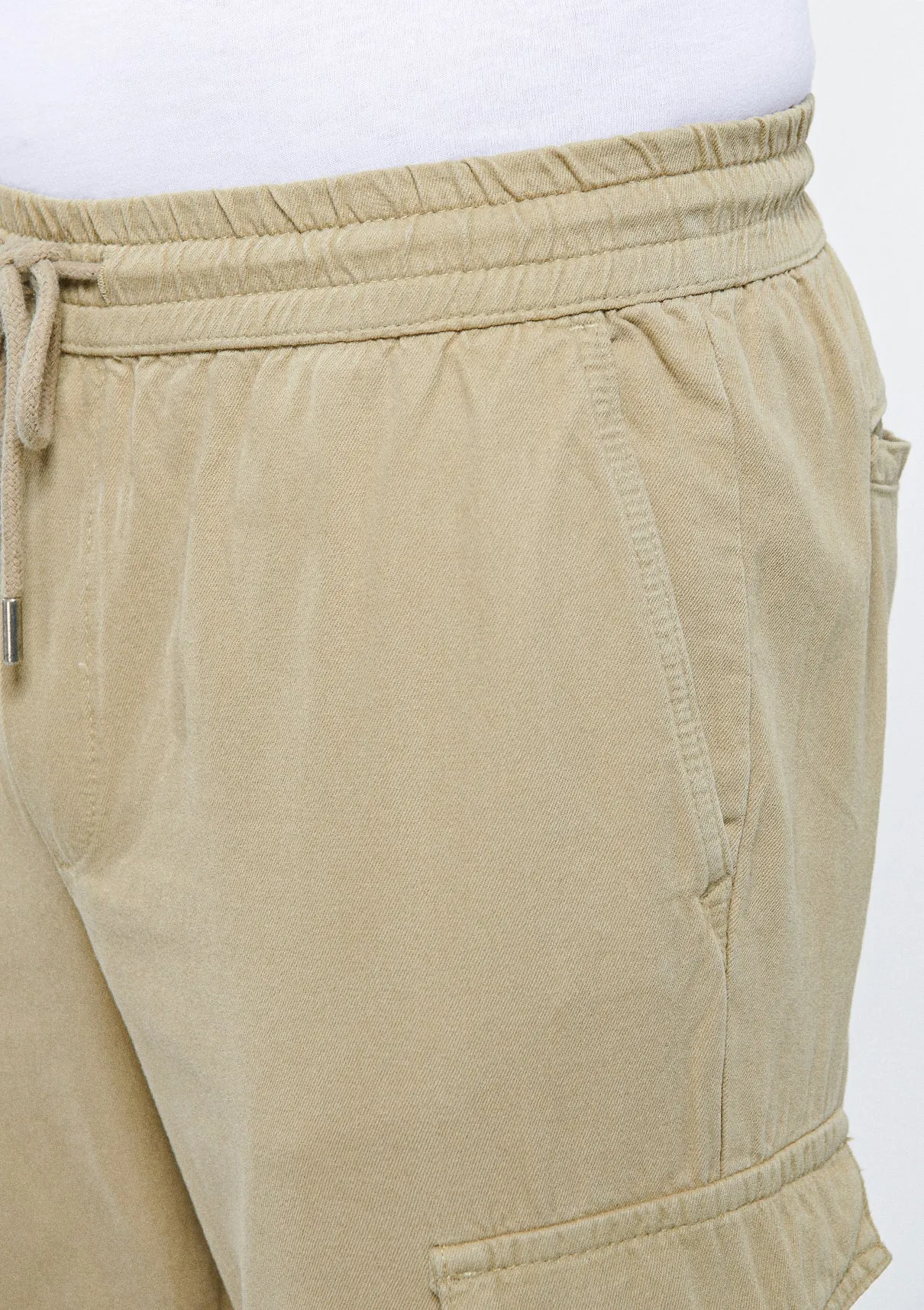 Beige Cargo Pants