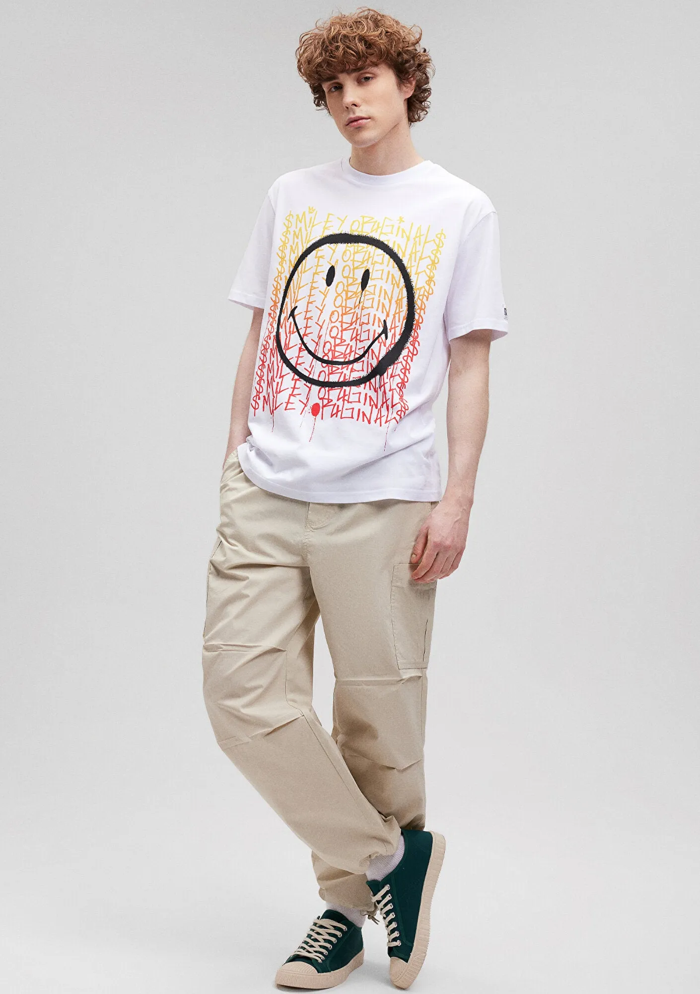Beige Cargo Pants