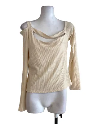 Beige Knitted Top