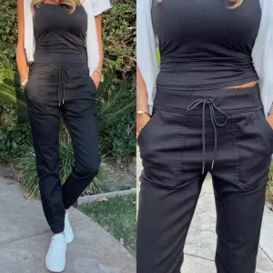 Bevy Flog - Tali Pant in Black