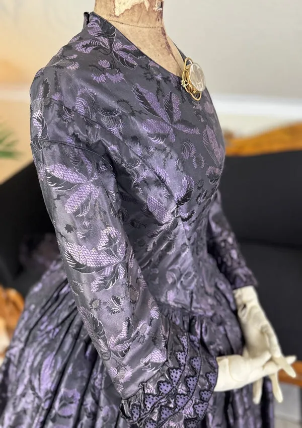 Biedermeier Visiting Gown, ca. 1847