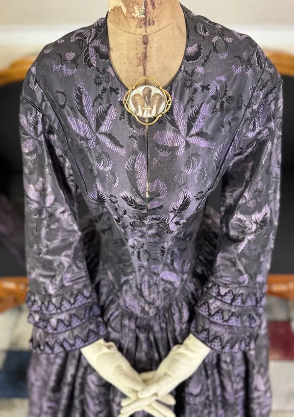 Biedermeier Visiting Gown, ca. 1847