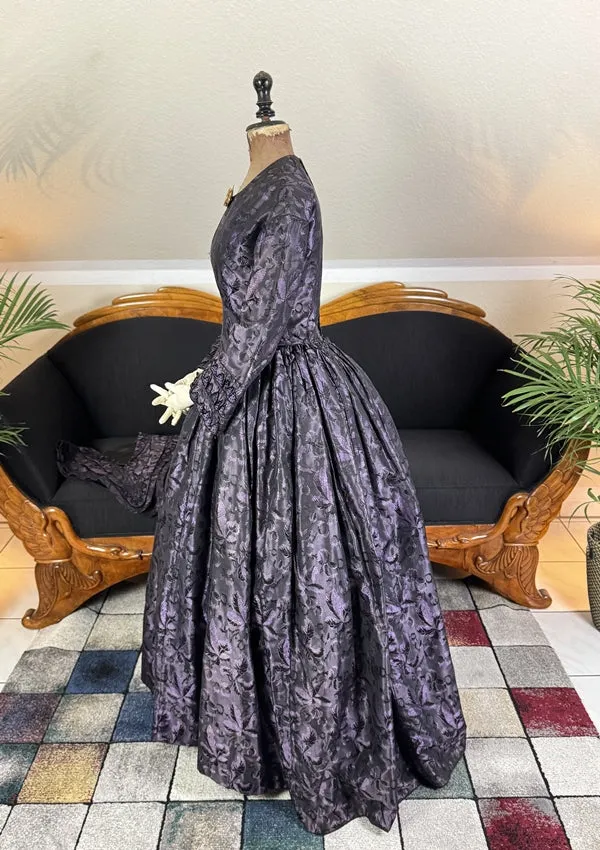 Biedermeier Visiting Gown, ca. 1847