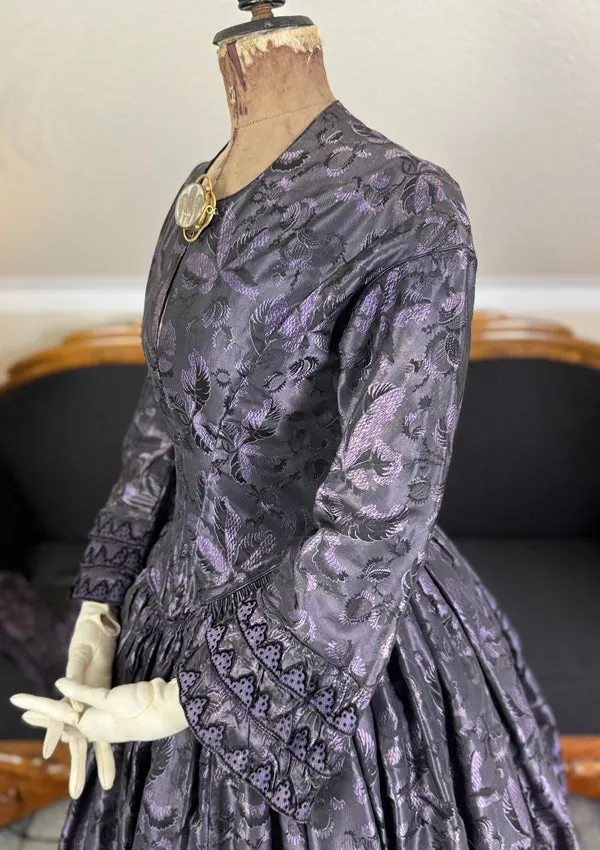 Biedermeier Visiting Gown, ca. 1847