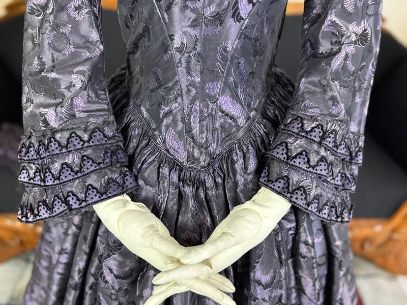 Biedermeier Visiting Gown, ca. 1847