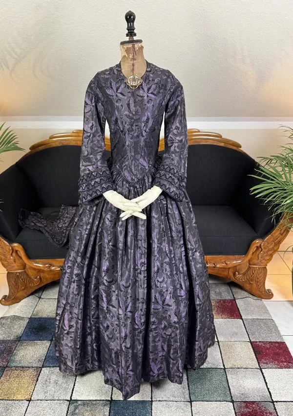 Biedermeier Visiting Gown, ca. 1847