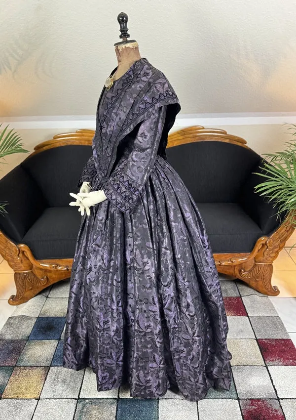 Biedermeier Visiting Gown, ca. 1847