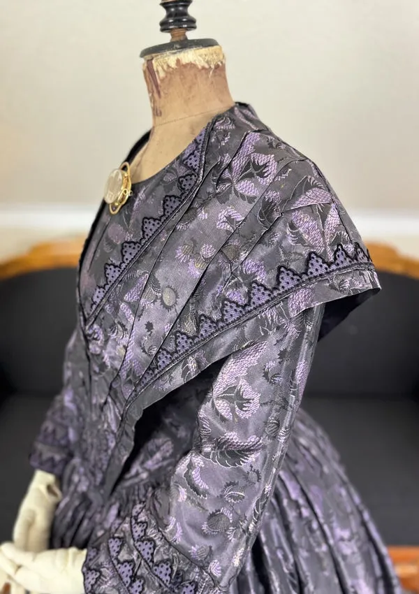 Biedermeier Visiting Gown, ca. 1847