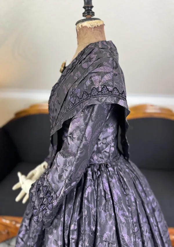 Biedermeier Visiting Gown, ca. 1847