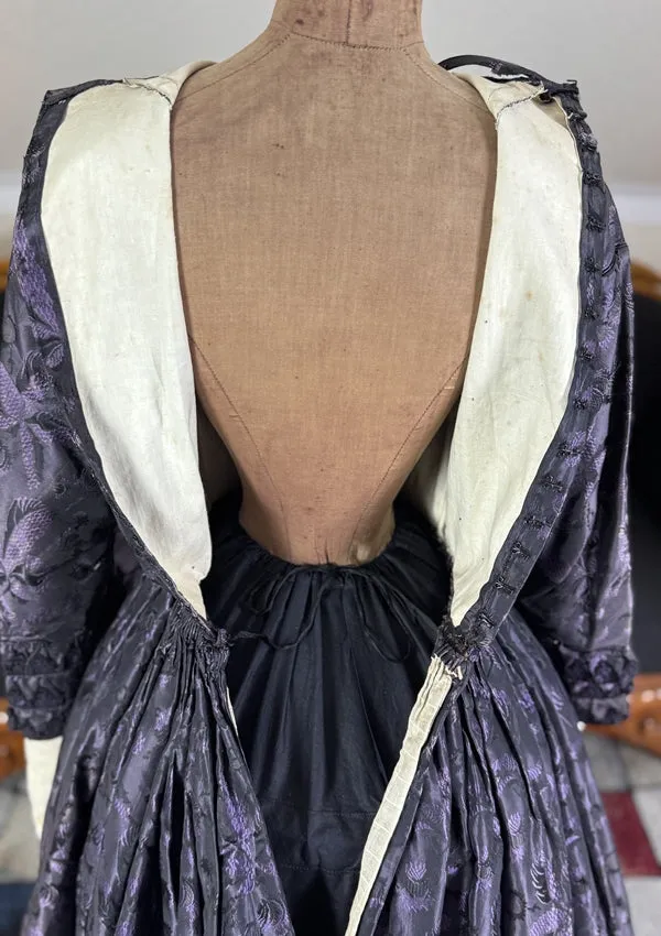Biedermeier Visiting Gown, ca. 1847