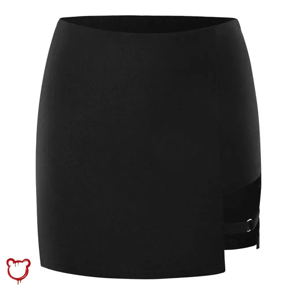 Black O-ring cut skirt