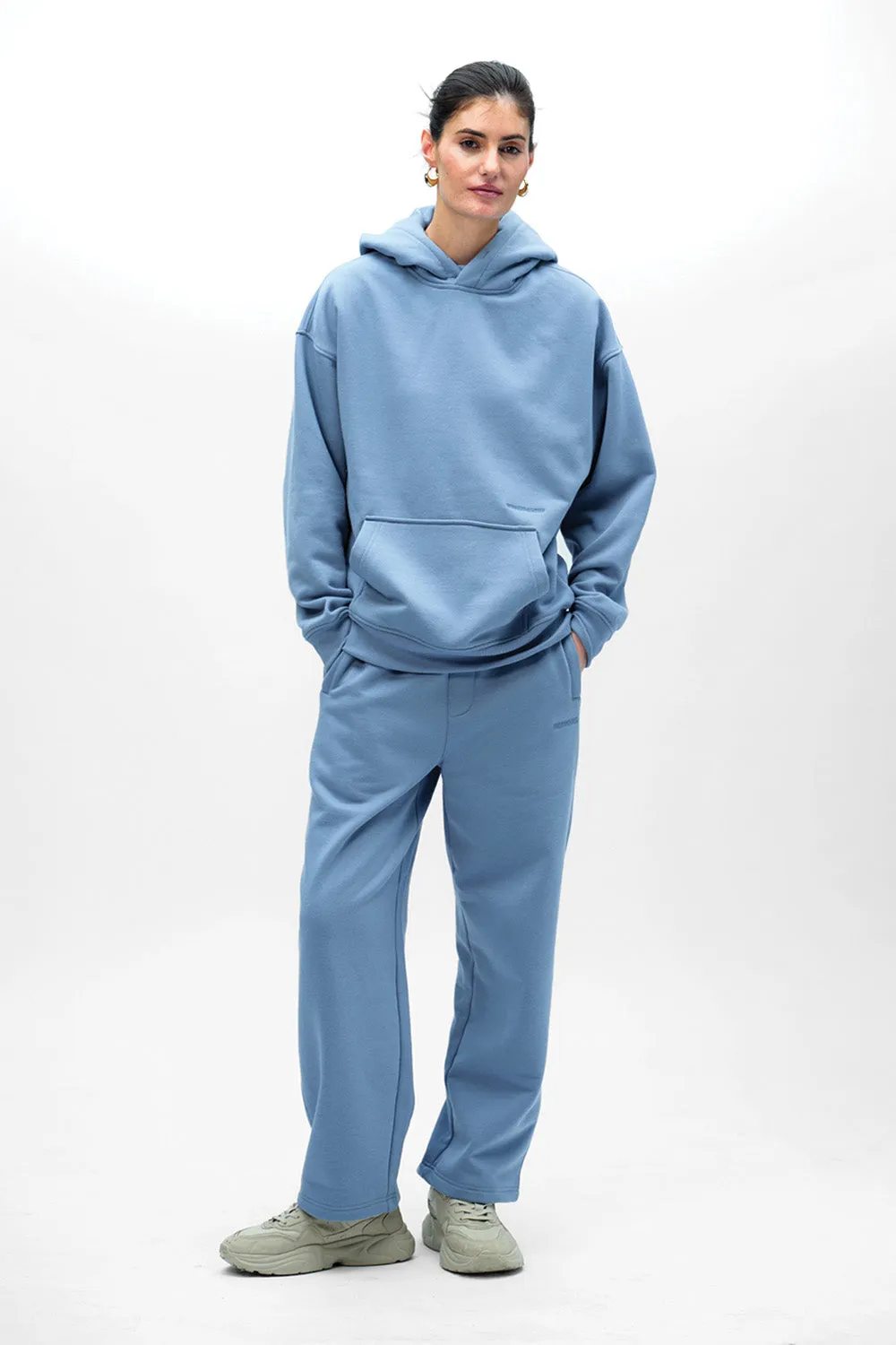 Blue Wear A Hug Oversized Hoodie