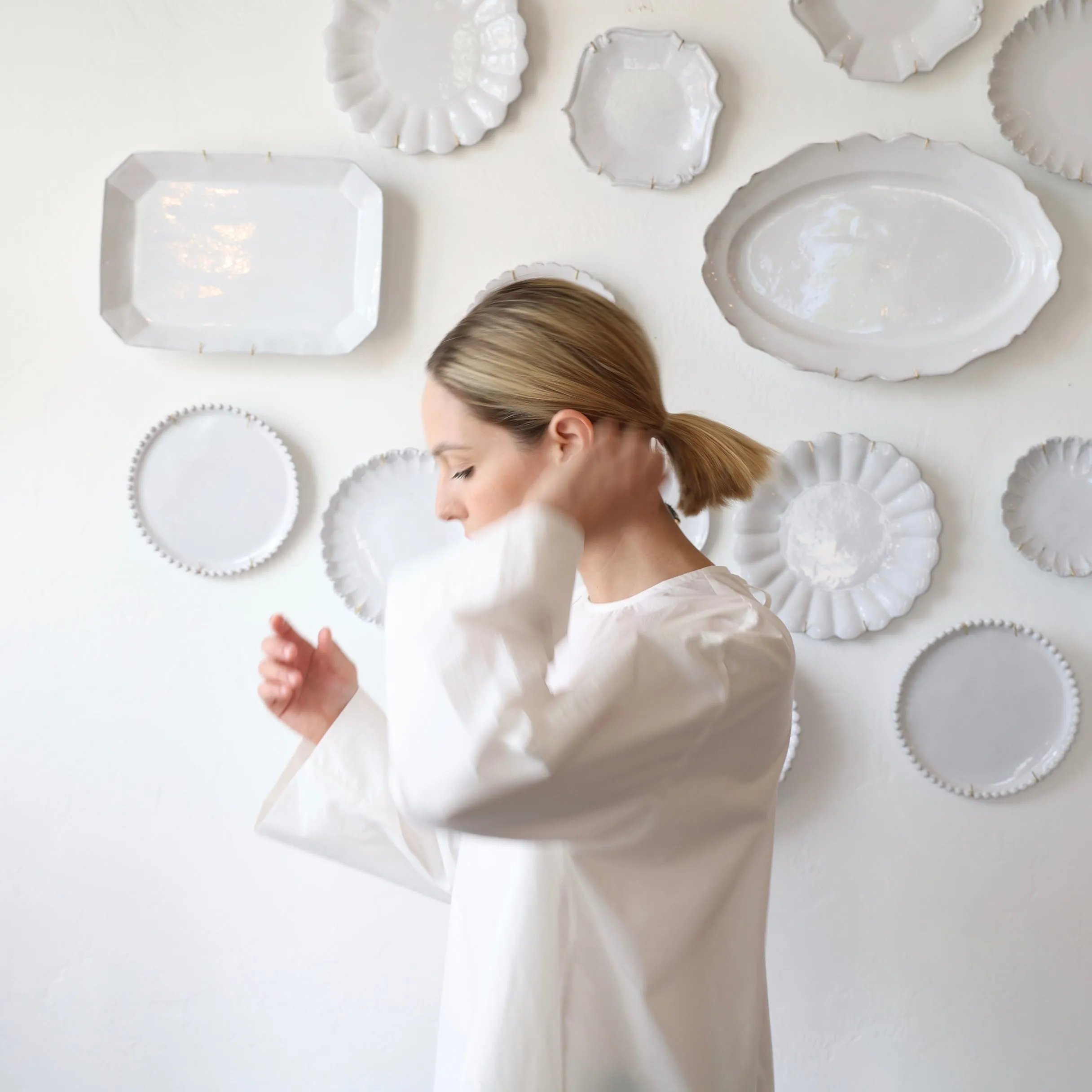 Bon Tie Back Shirt - White