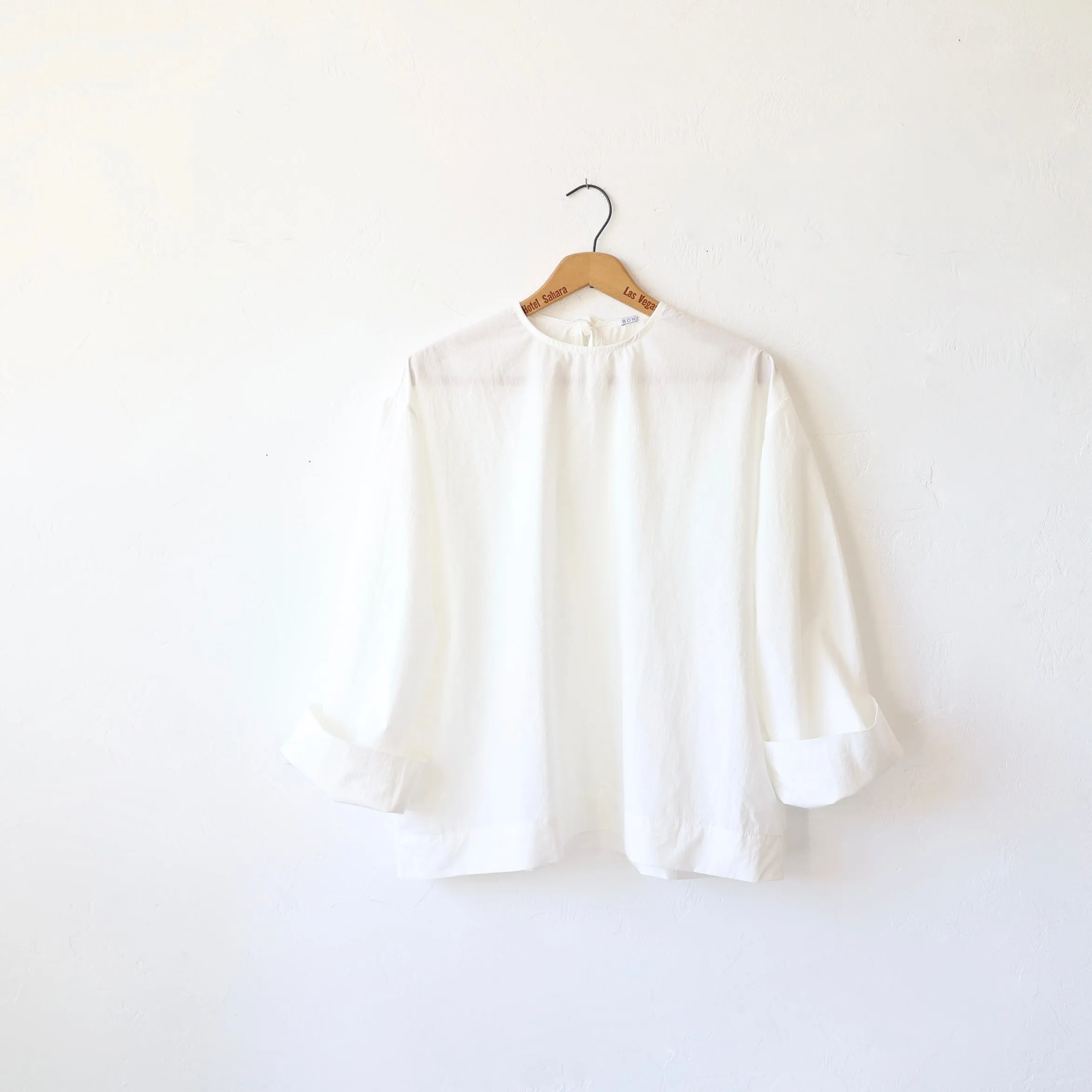 Bon Tie Back Shirt - White