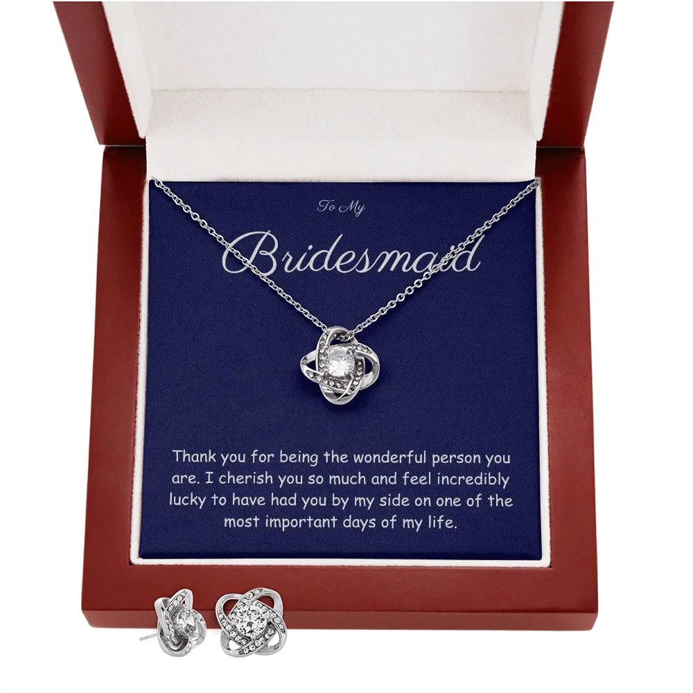 BRIDESMAID GIFT - THE LOVE KNOT SET