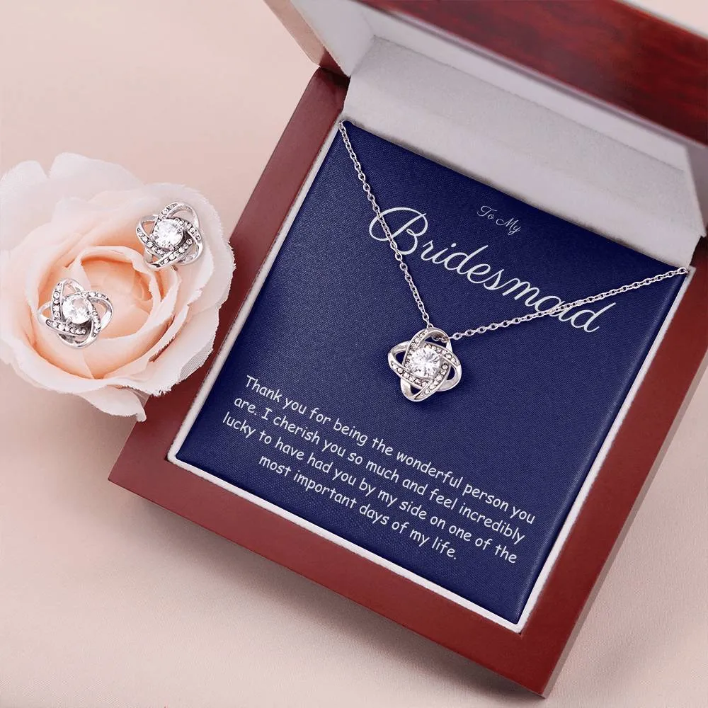 BRIDESMAID GIFT - THE LOVE KNOT SET