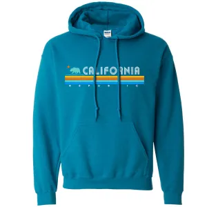 California Republic Vintage Stripe Sweatshirt Hoodie