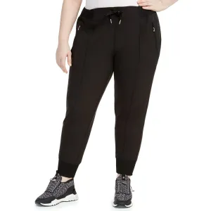 Calvin Klein Performance Women's Plus Size Pintuck Joggers
