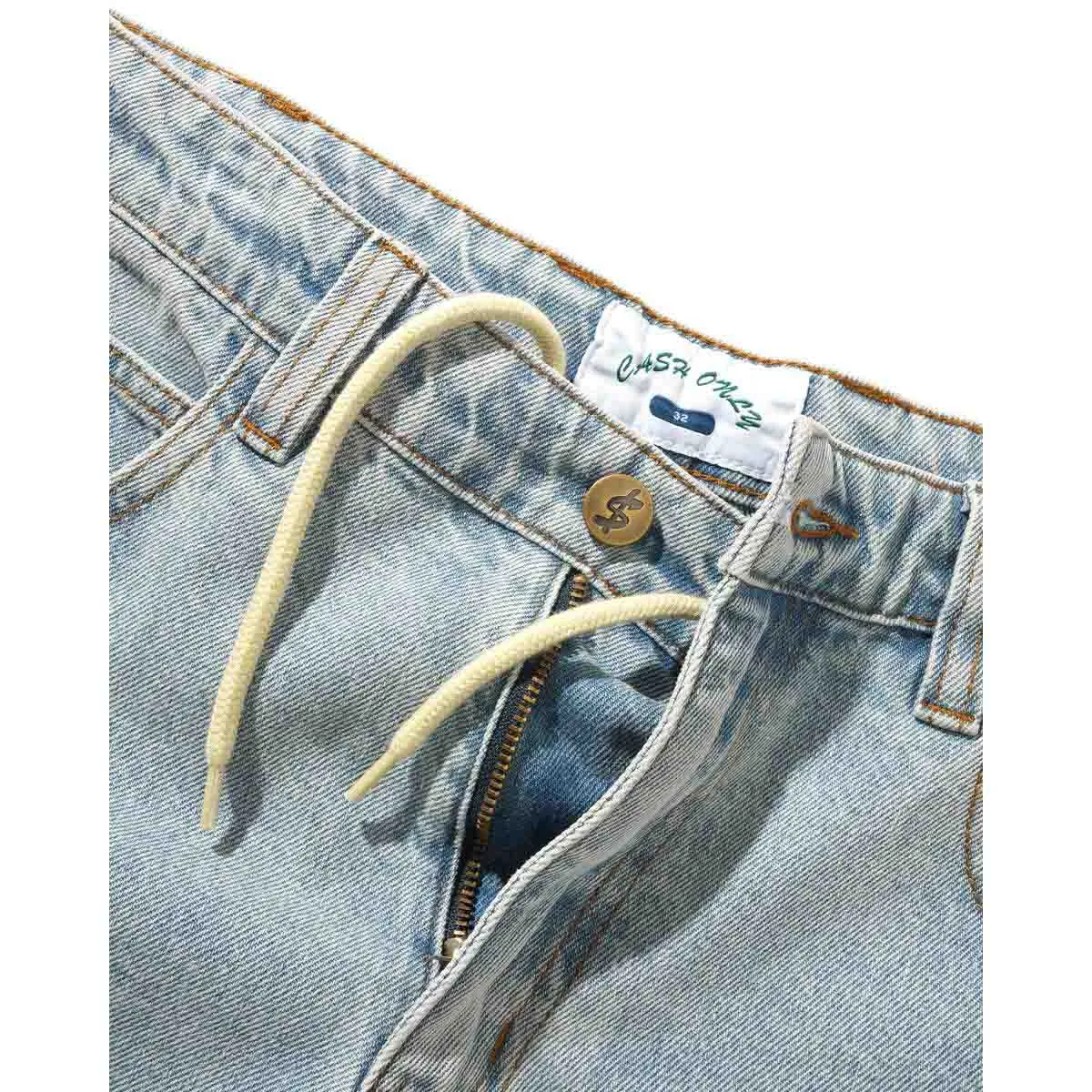 Cash Only - Aleka Cargo Jeans Light Wash