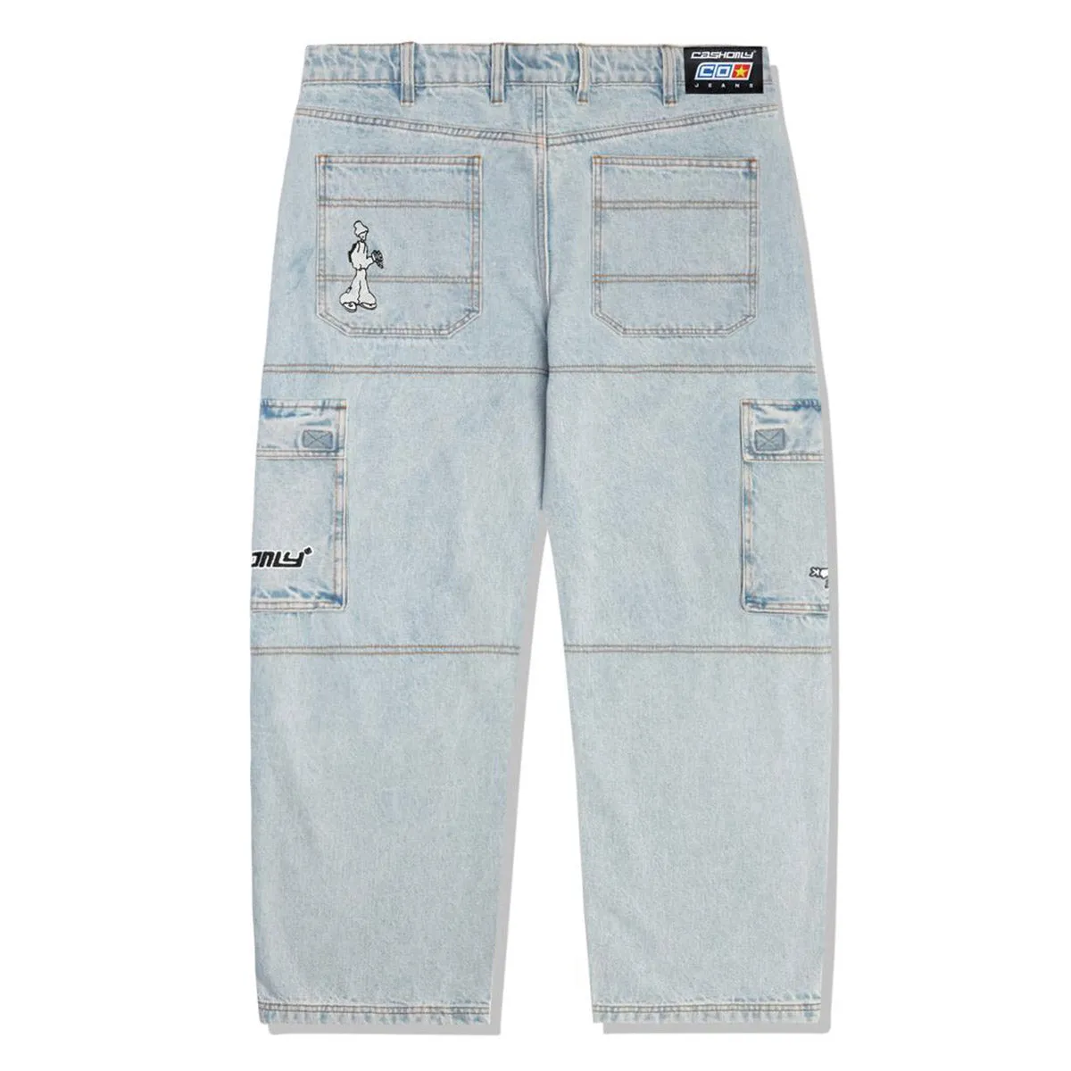 Cash Only - Aleka Cargo Jeans Light Wash