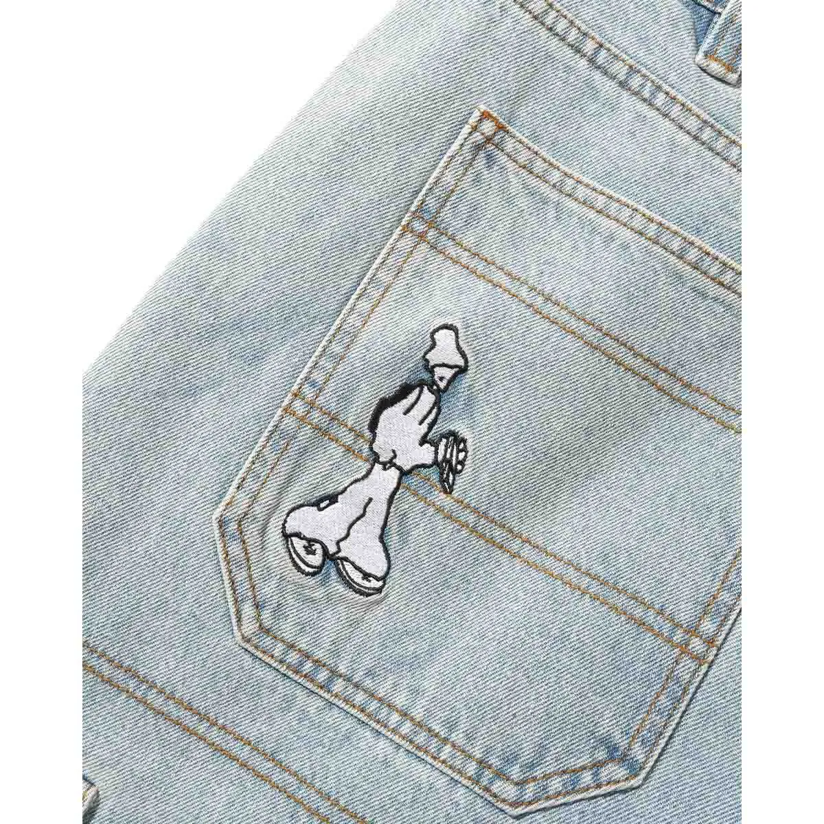 Cash Only - Aleka Cargo Jeans Light Wash