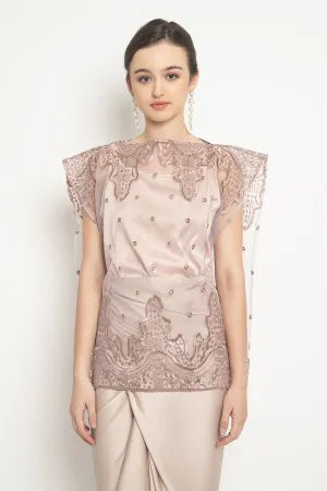 Cassie Top in Dusty Purple