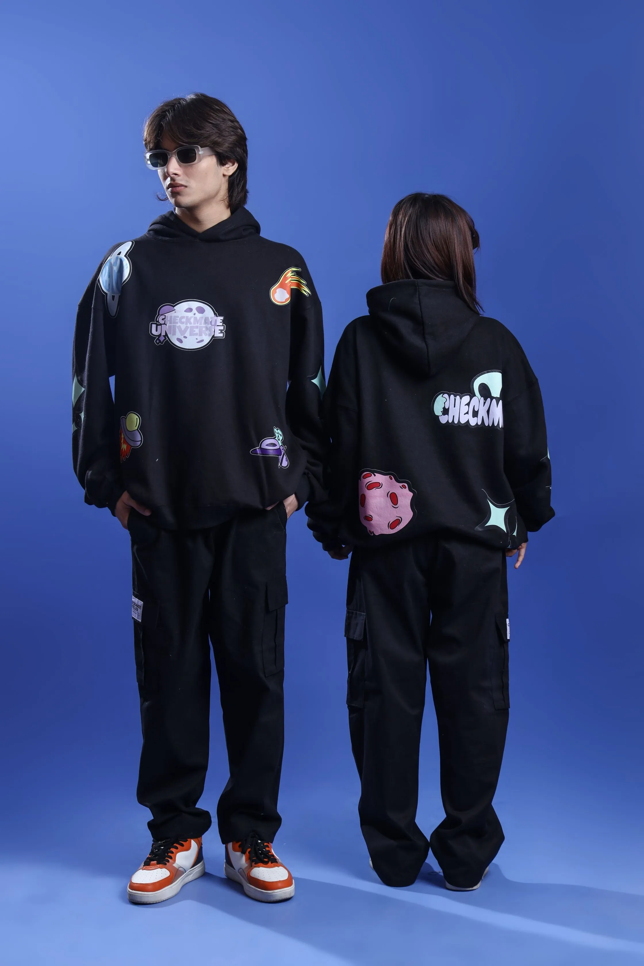 CHECKMATE UNIVERSE OVERSIZED HOODIE