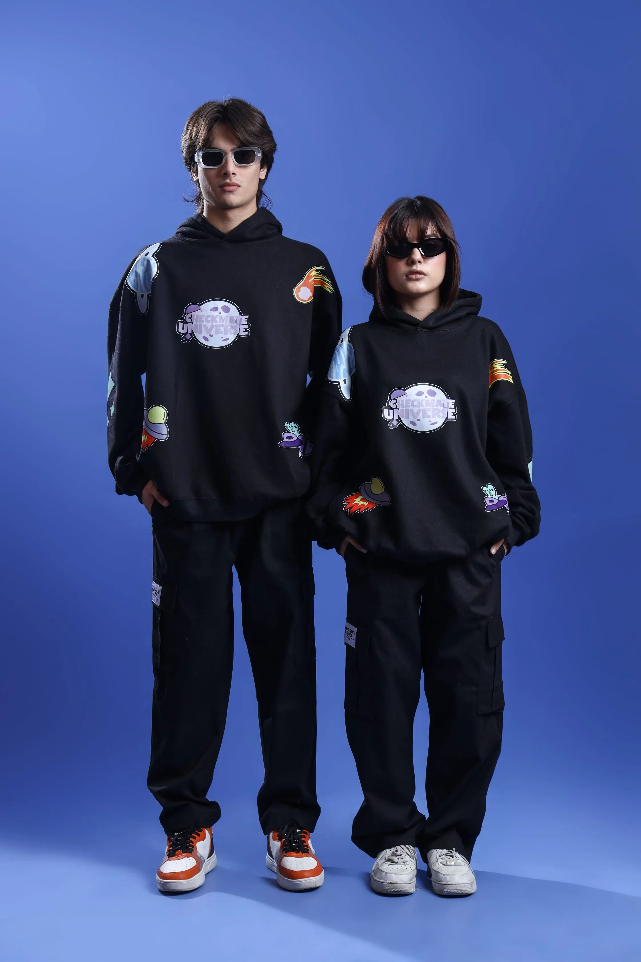 CHECKMATE UNIVERSE OVERSIZED HOODIE
