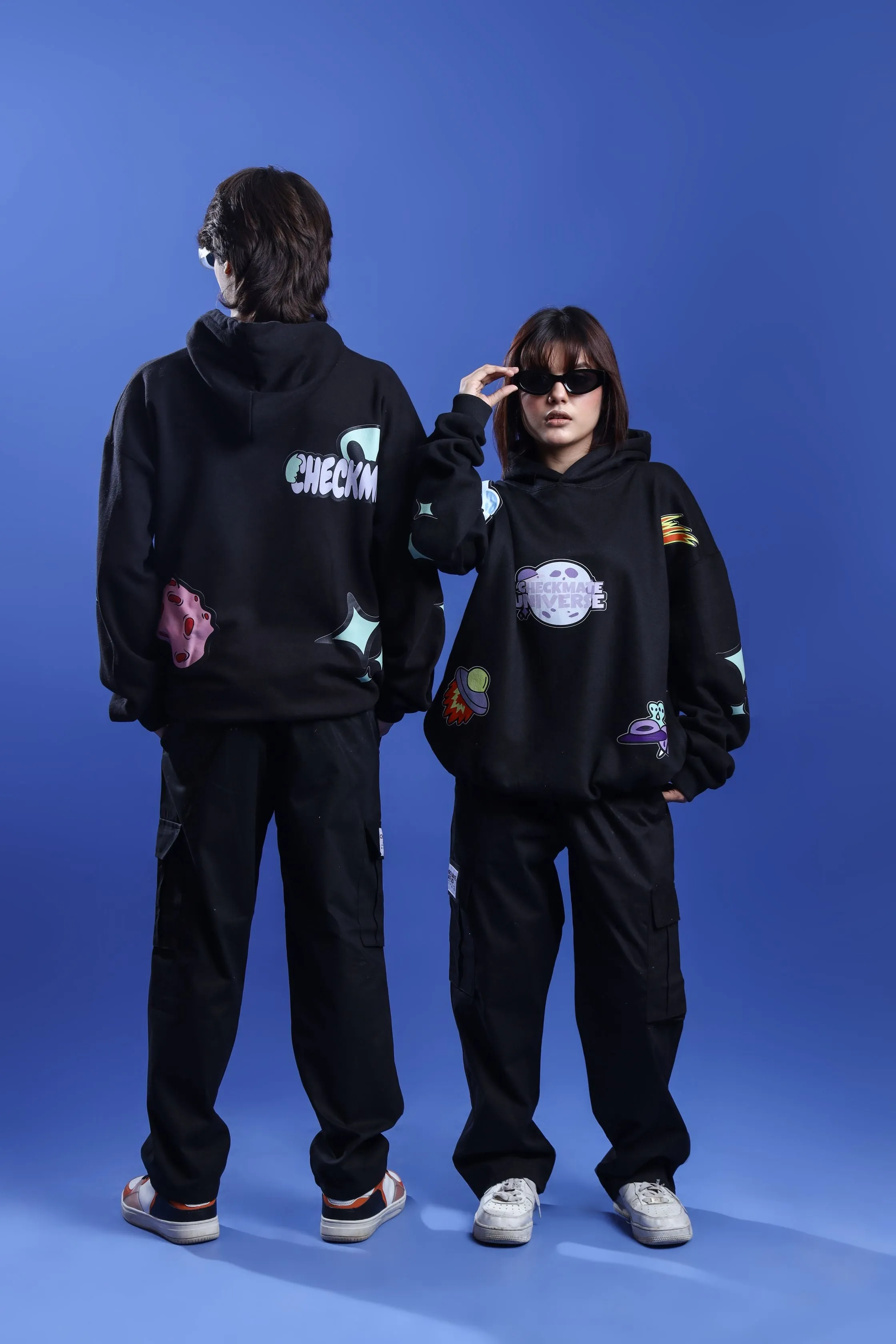 CHECKMATE UNIVERSE OVERSIZED HOODIE